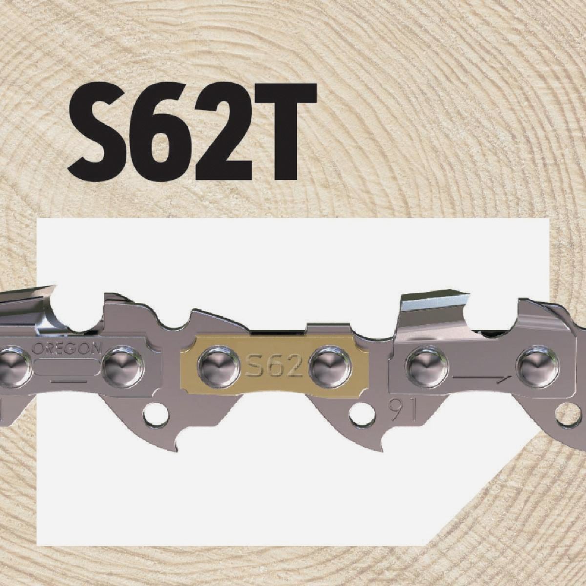 Oregon S62T AdvanceCut Chainsaw Chains 2-Pack, for 18 In. Bar - 62 Drive Links - fits Husqvarna, Echo, Poulan, Craftsman, Echo and more Image 4
