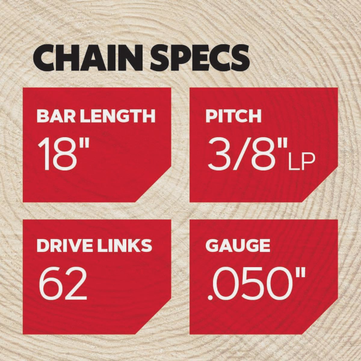 Oregon S62T AdvanceCut Chainsaw Chains 2-Pack, for 18 In. Bar - 62 Drive Links - fits Husqvarna, Echo, Poulan, Craftsman, Echo and more Image 5