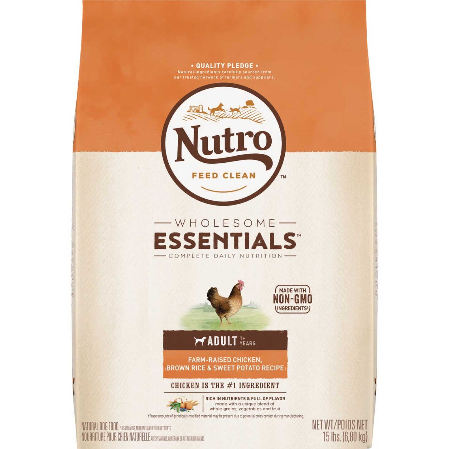 Nutro Wholesome Essentials 13 Lb. Chicken, Brown Rice, & Sweet Potato Adult Dry Dog Food Image 1