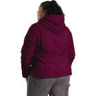 Berne Women's XL Plum Sherpa-Lined Softstone Duck Hooded Jacket Image 6