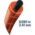 Husqvarna TitaniumX Pro Trimmer Line 0.095 In. Gauge Orange 200 Ft. 1 Lb. Donut Trimmer Line Image 3