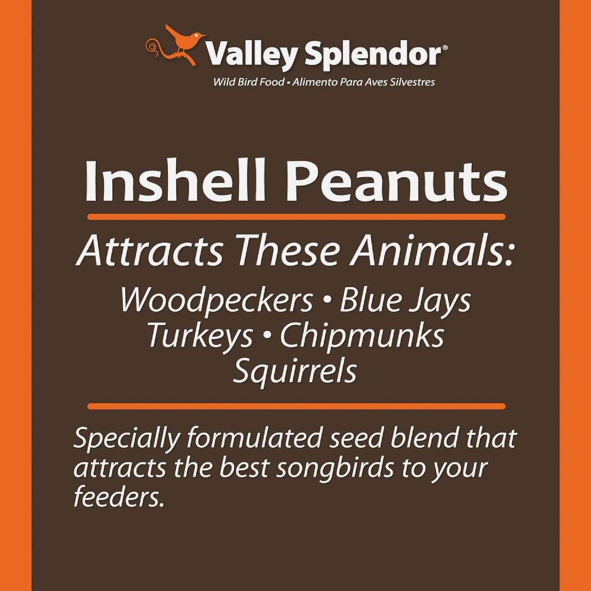 Valley Splendor 3 Lb. Inshell Peanuts Wildlife Food Image 2