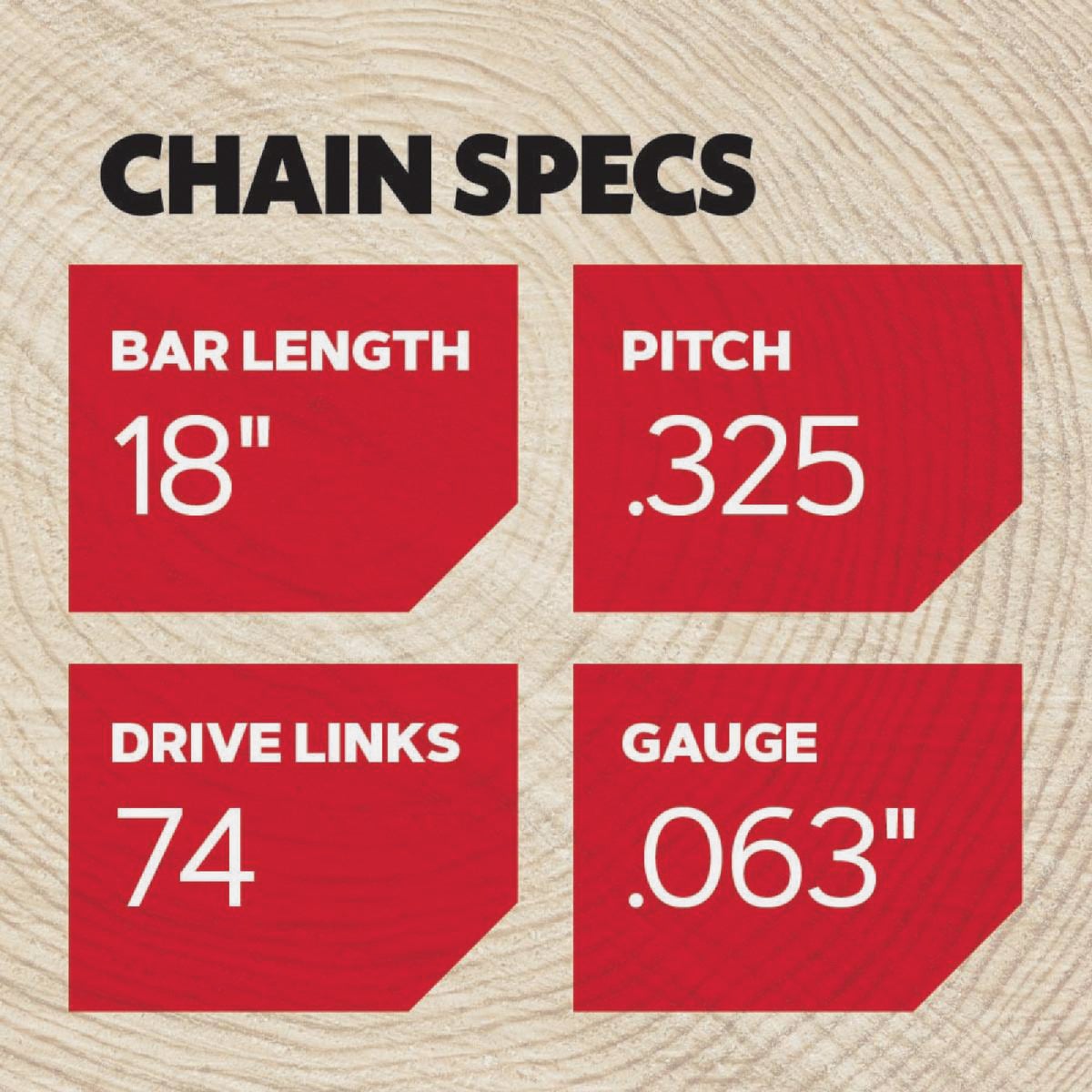 Oregon L74 ControlCut Saw Chain for 18 in. Bar - 74 Drive Links - fits Several Stihl models Image 5