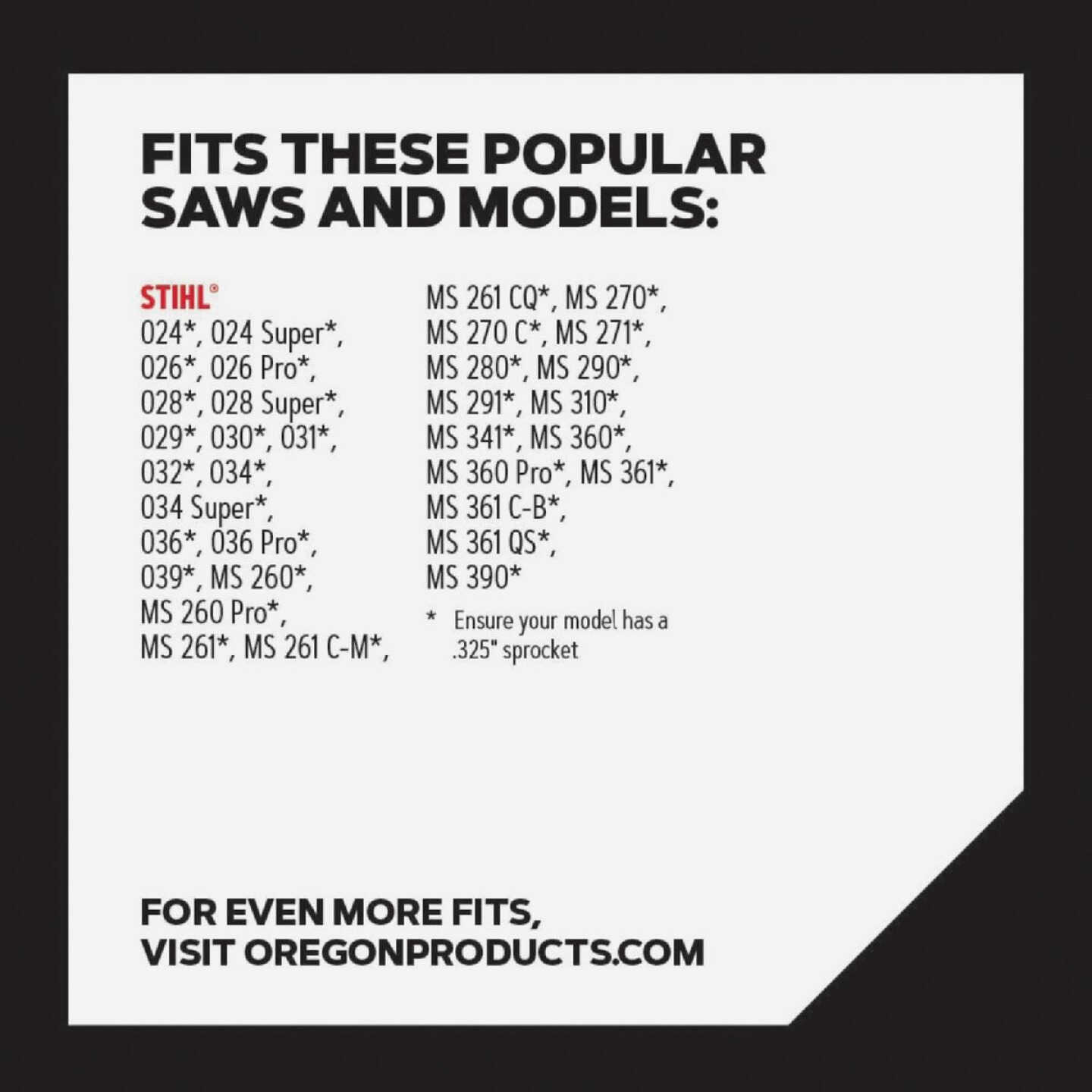 Oregon L74 ControlCut Saw Chain for 18 in. Bar - 74 Drive Links - fits Several Stihl models Image 6