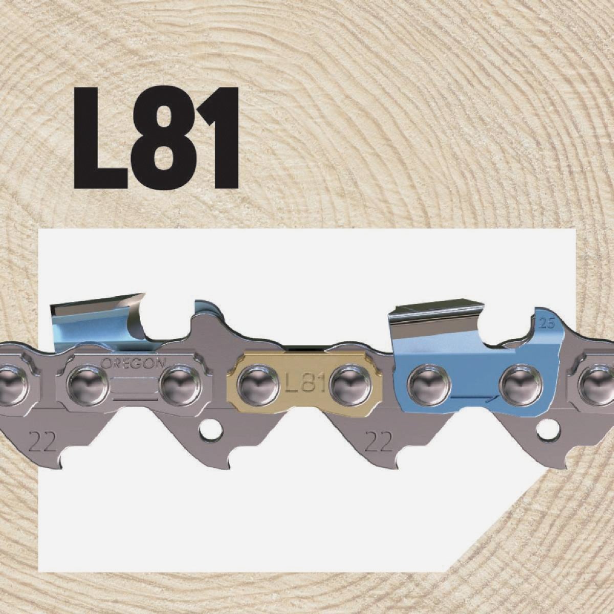 Oregon L81 ControlCut Chainsaw Chain for 20 in. Bar - 81 Drive Links fits Several Stihl models Image 3