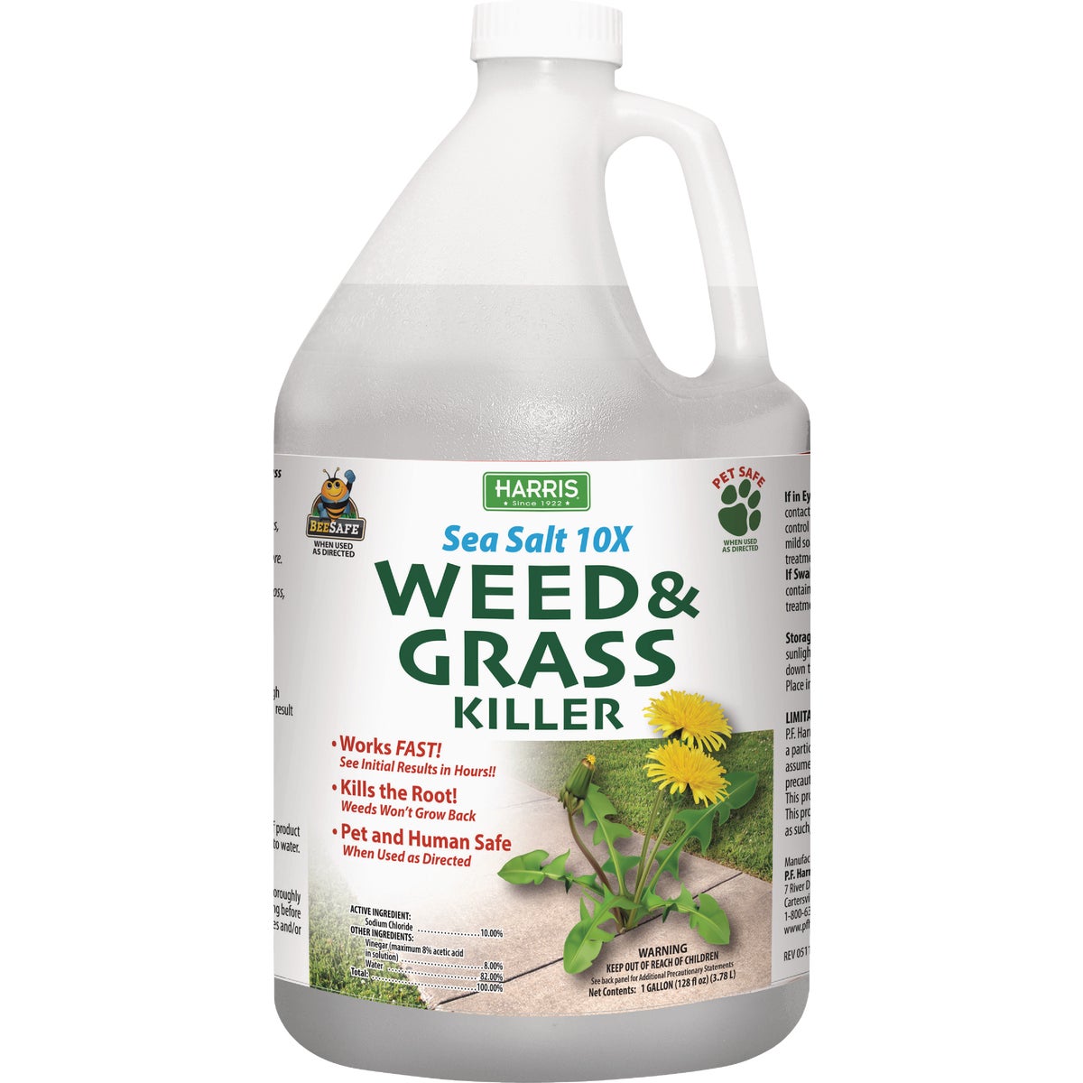 Harris Sea Salt 10X 1 Gal. Ready to Use Spray Weed & Grass Killer