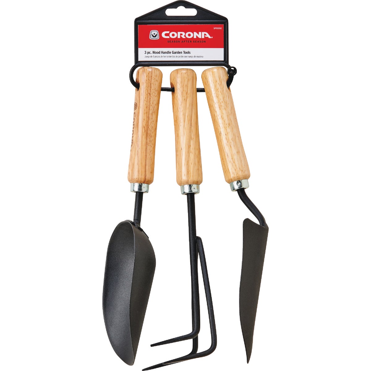 Corona Wood Handle Garden Tool Set (3-Piece) Image 2