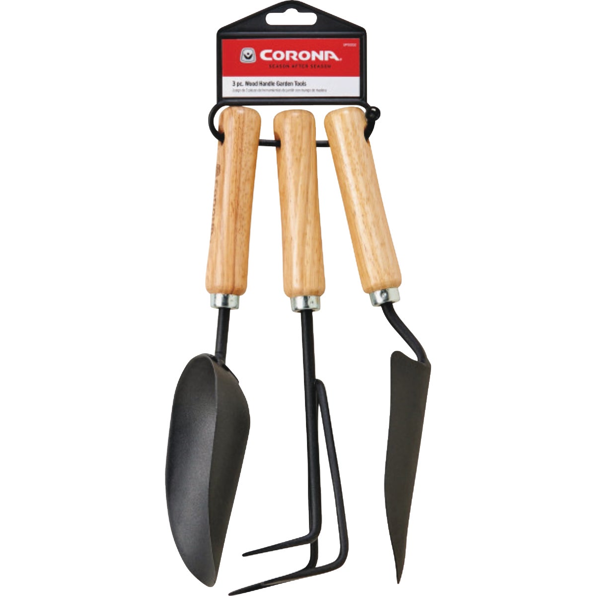 Corona Wood Handle Garden Tool Set (3-Piece)