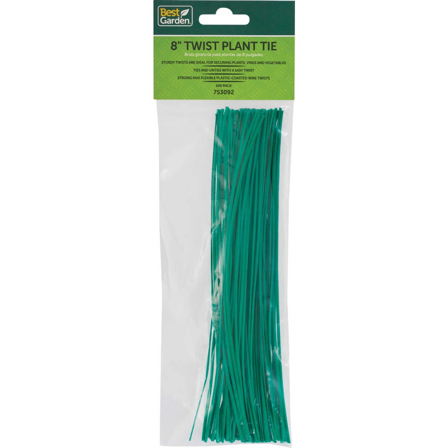 Best Garden 8 In. Twist Plant Tie (100-Pack) Image 1
