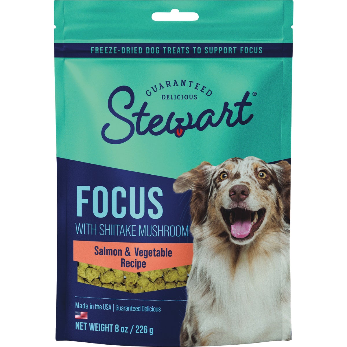 Stewart Focus 8 Oz. Freeze-Fried Salmon Dog Treat Image 1