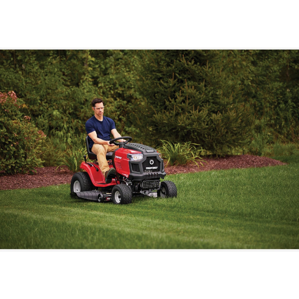 Troy-Bilt 46 In. Bronco 547cc Troy Bilt Engine Riding Lawn Tractor Image 2
