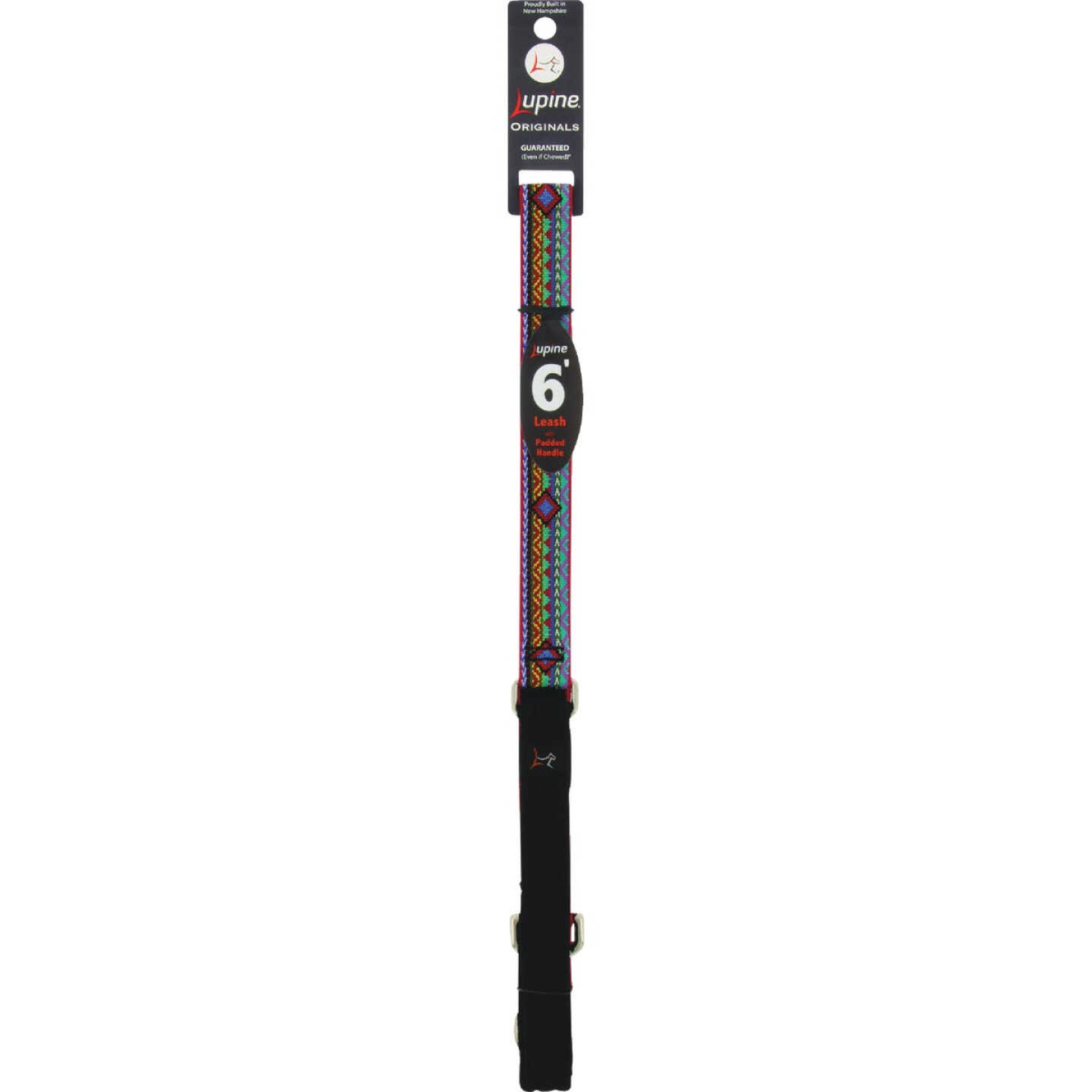 Lupine 1 In. x 6 Ft. Woven Pattern El Paso Dog Leash Image 1