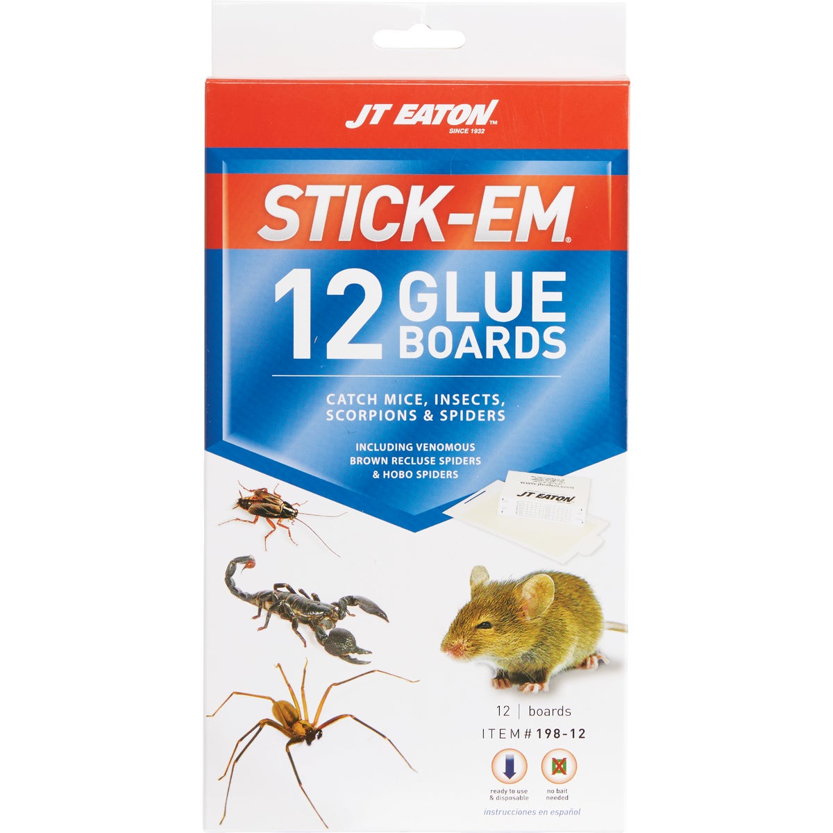JT Eaton Stick-Em Glue Board (12-Pack) Image 2