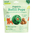 Woof Pupsicle Small Peanut Butter & Chicken Refill Pop Treat (10-Pack) Image 1