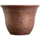 Listo Sierra 9.63 In. H. x 13 In. Dia. Rustic Redstone Poly Flower Pot Image 1
