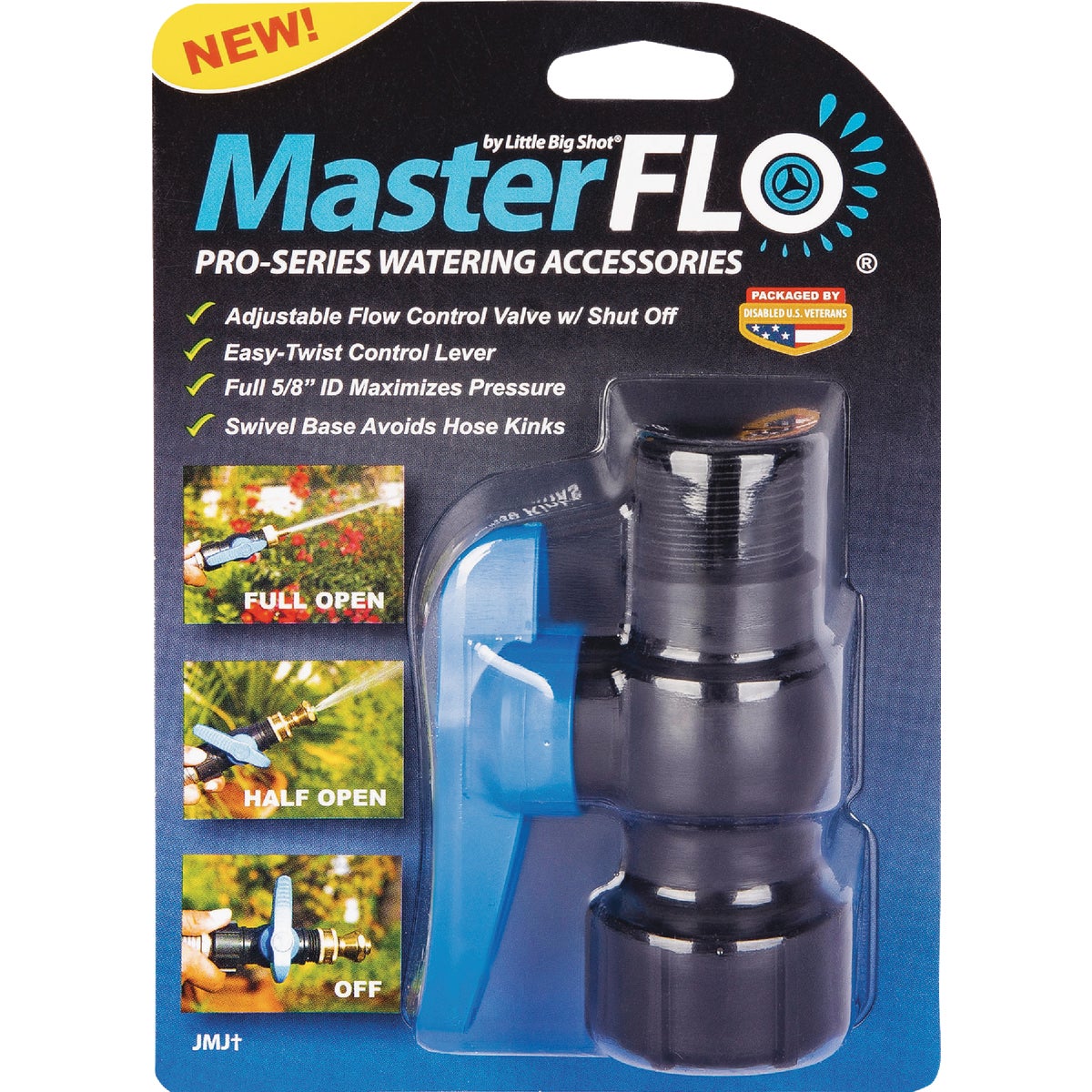 Master-FLO Continuous Water Flow Controller Shut-Off Valve With Swivel Base