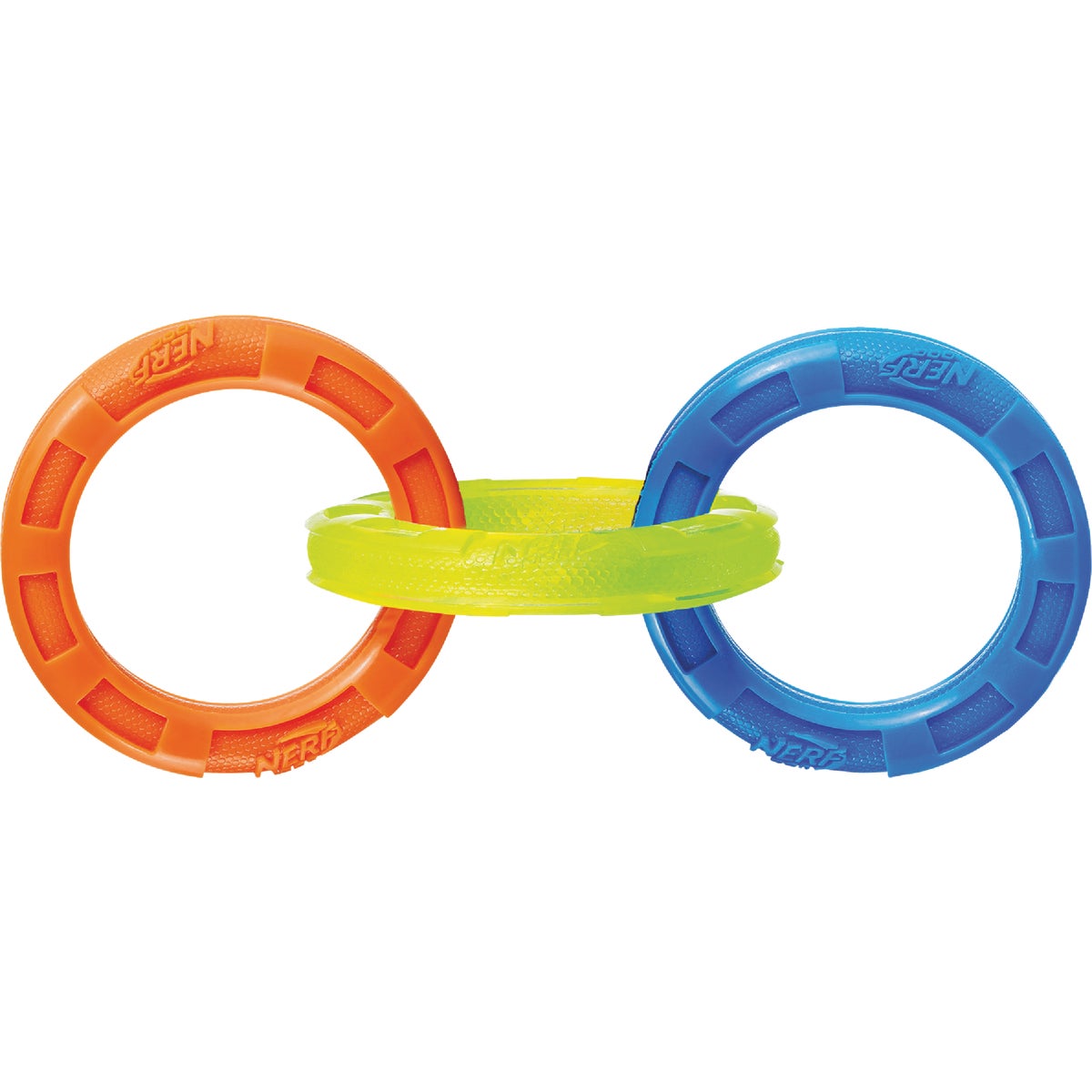 Nerf Dog 10.5 In. TPR 3-Ring Tug Dog Toy Image 4