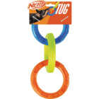 Nerf Dog 10.5 In. TPR 3-Ring Tug Dog Toy Image 1