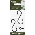 National Hardware 3-1/2 In. Black Steel Extension Hook Kit Image 1
