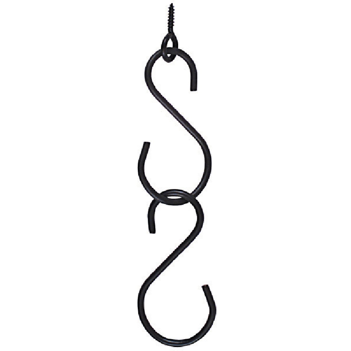 National Hardware 3-1/2 In. Black Steel Extension Hook Kit Image 2