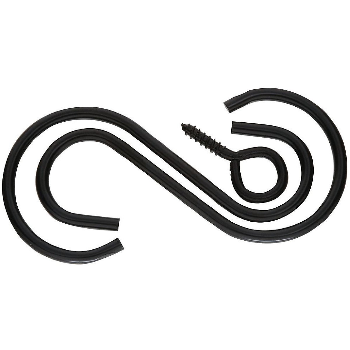 National Hardware 3-1/2 In. Black Steel Extension Hook Kit Image 3