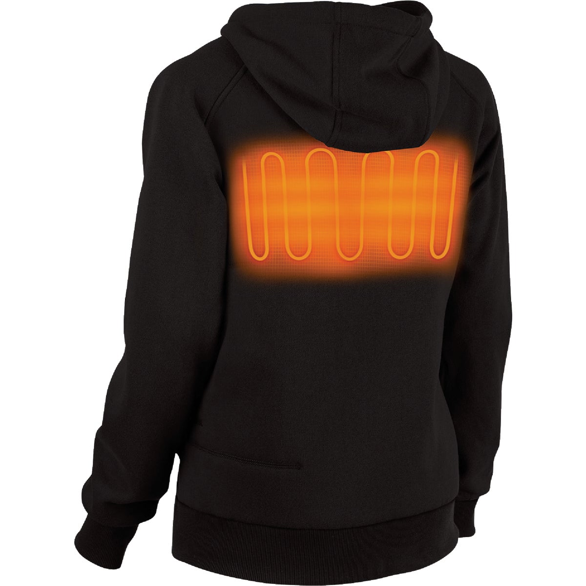 Milwaukee M12 Women's Black Heated Hoodie Kit, L Image 3