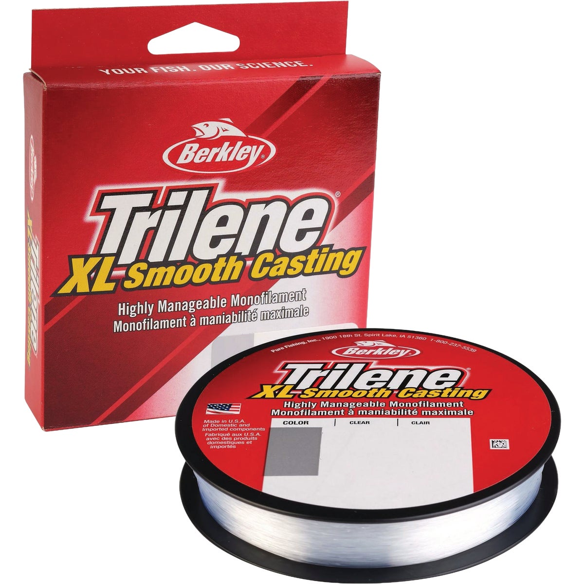 Berkley Trilene XL 14 Lb. 300 Yd. Clear Monofilament Fishing Line