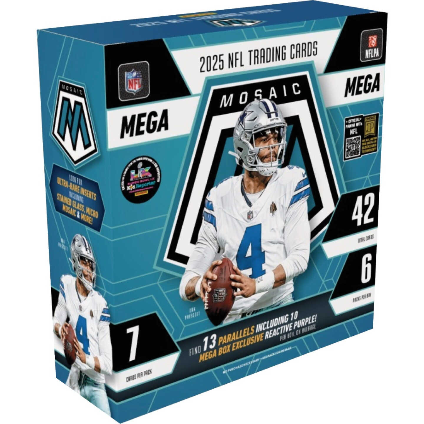 2025 Panini Mosaic Football Mega Box Image 1