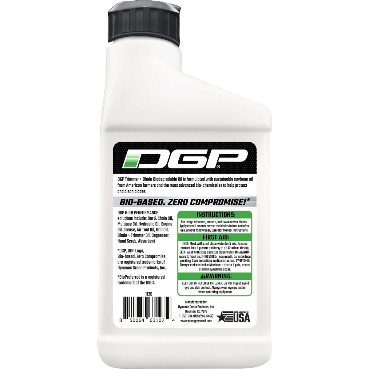 DGP 8 Oz. Trimmer + Blade Biodegradable Oil Image 2