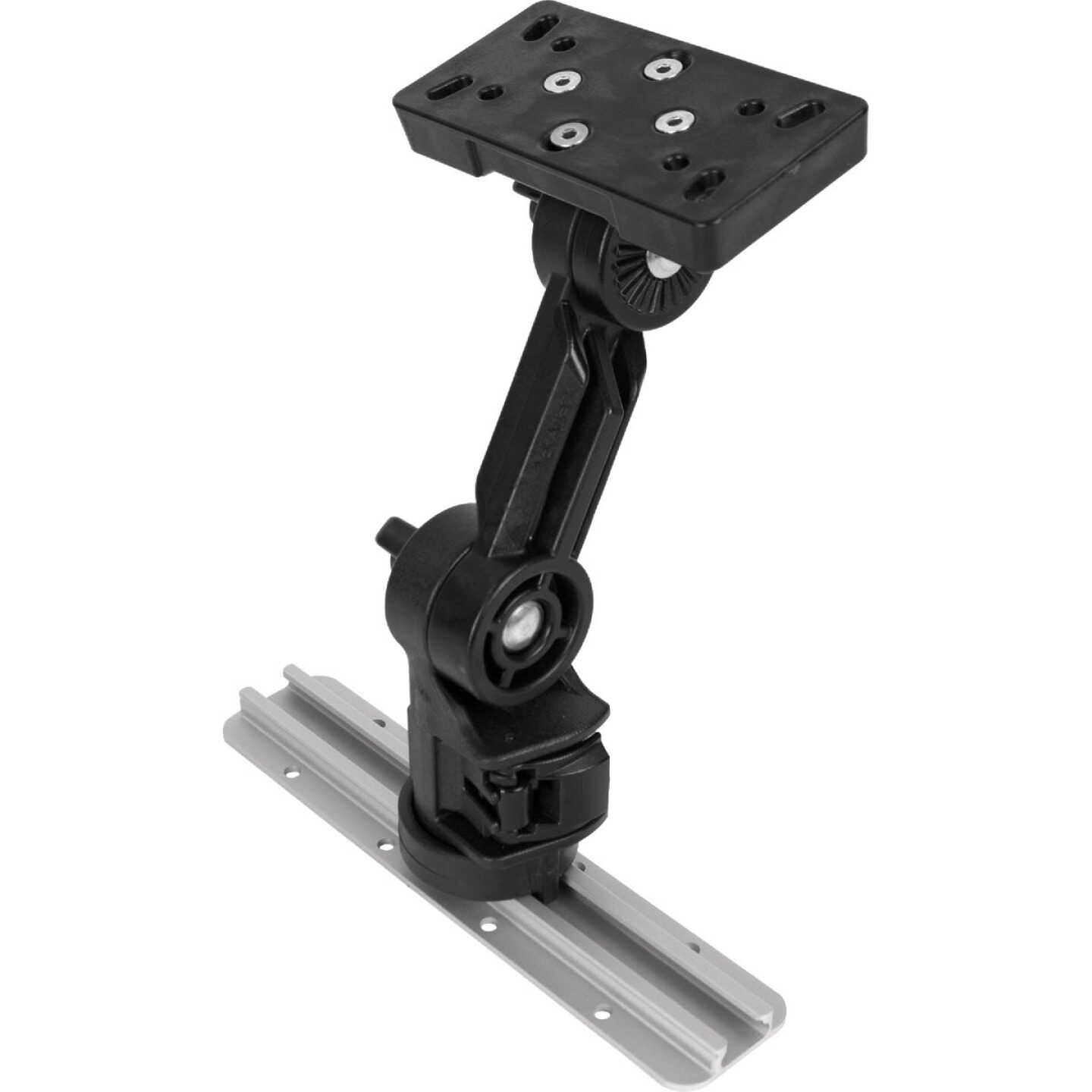 YakAttack Humminbird Helix Fish Finder Mount with Track Mounted LockNLoad Mounting System Image 5