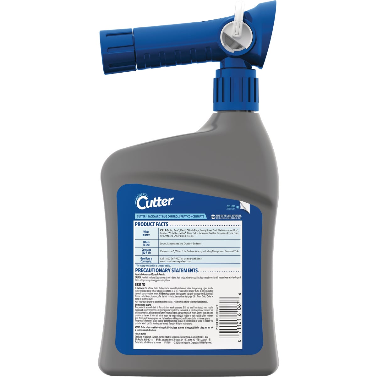 Cutter Backyard Bug Control 32 Oz. Ready To Spray Hose End Mosquito Killer Image 3