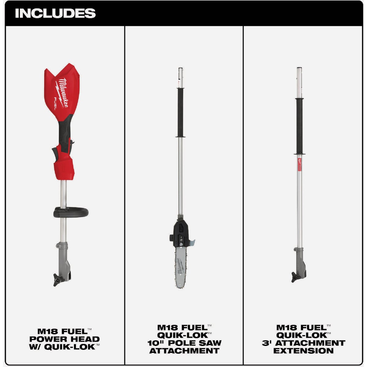 Milwaukee M18 FUEL 10 In. Pole Saw With Quik-Lok (Tool Only) Image 3