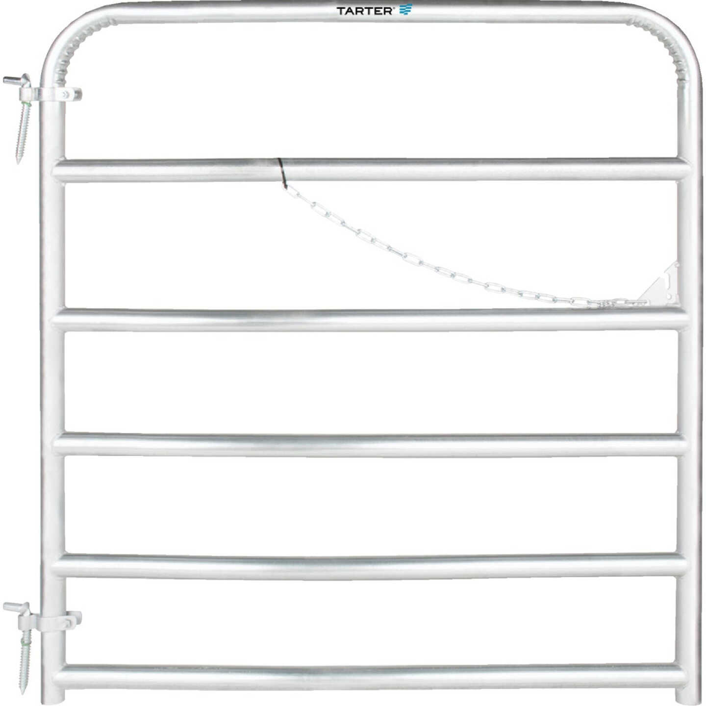 Tarter 50 In. H. x 4 Ft. L. x 1-3/4 In. Tube Diameter Galvanized Tube Gate Image 1