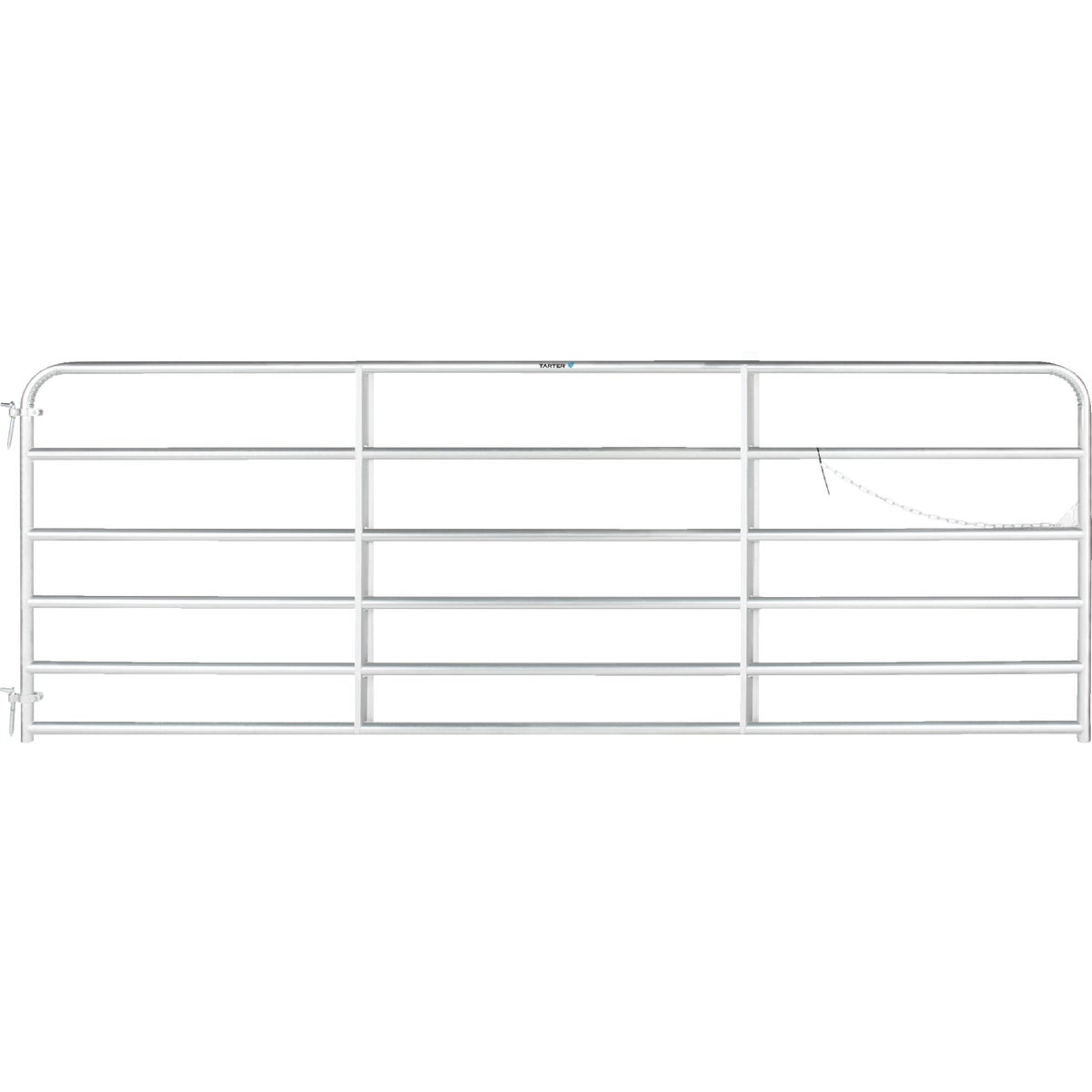 Tarter 50 In. H. x 12 Ft. L. x 1-3/4 In. Tube Diameter Galvanized Tube Gate