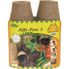 Jiffy 3 In. W. Round Peat Pot (22-Pack) Image 1