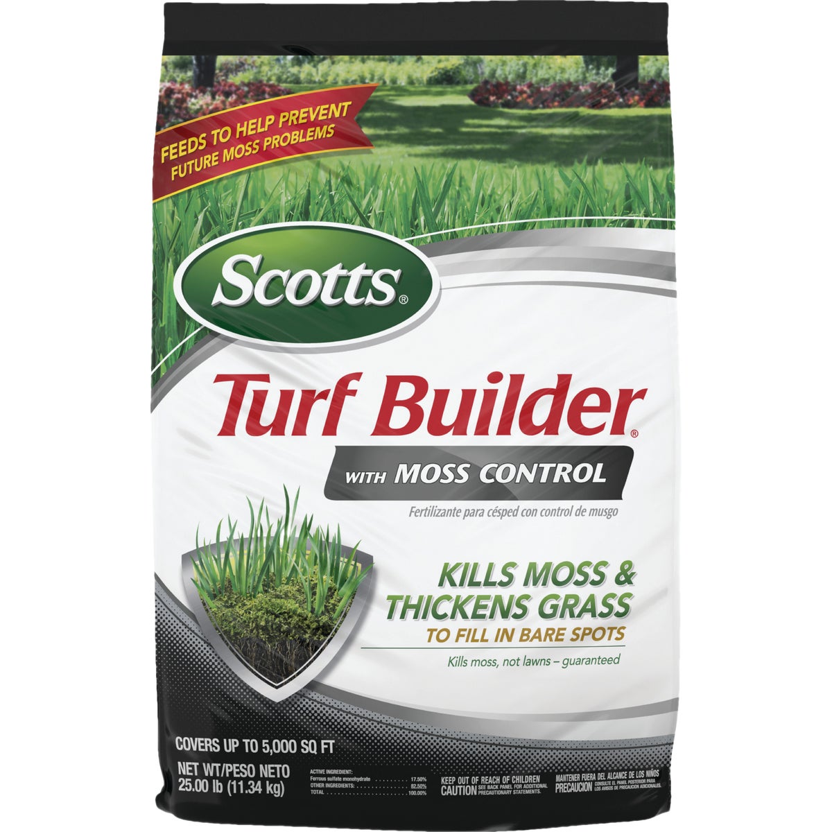 Scotts Turf Builder 25 Lb. 5000 Sq. Ft. Moss Control & Lawn Fertilizer