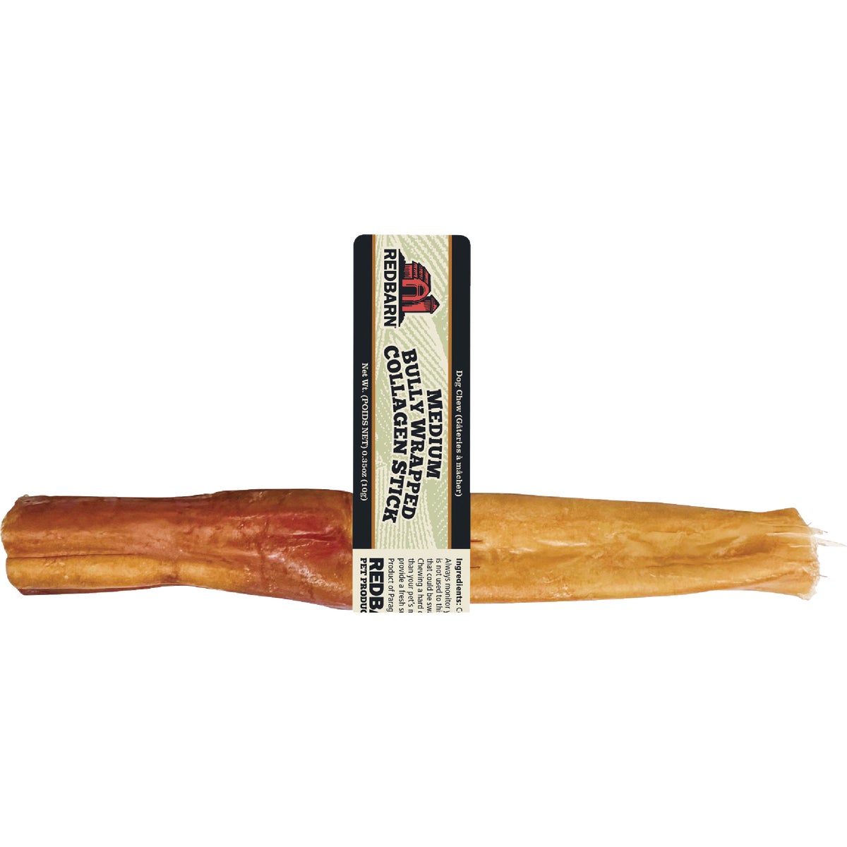 Redbarn Medium Bully Wrapped Collagen Stick Dog Treat