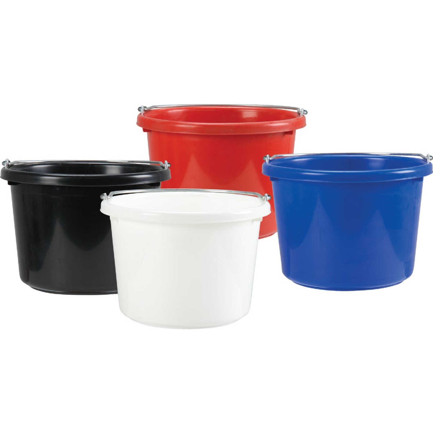 Tuff Stuff 8 Qt. Blue Poly Bucket Image 2