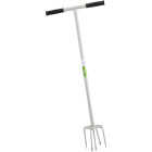 Best Garden 5-Tine 36.5 In. Steel Handle Garden Cultivator Image 1