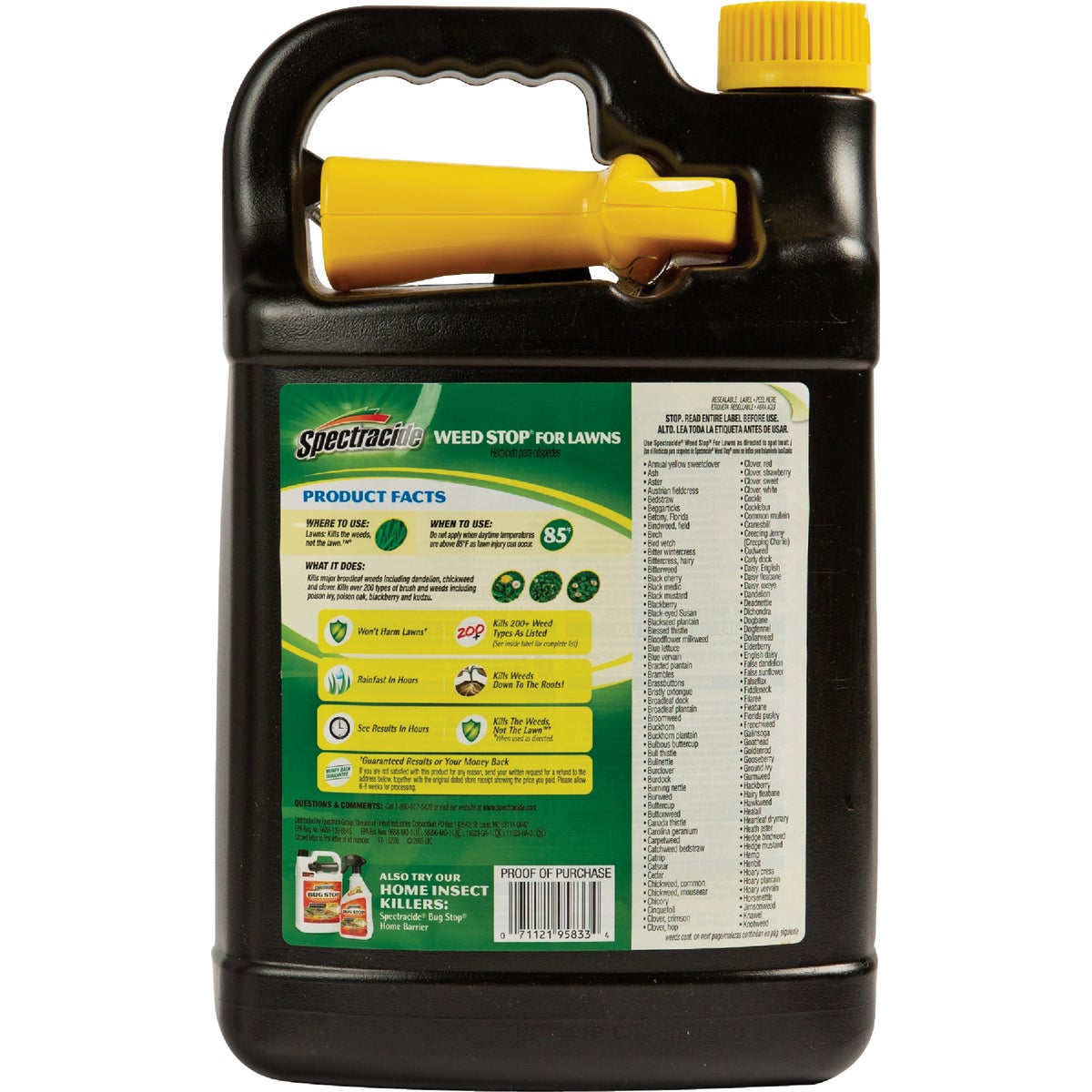 Spectracide Weed Stop For Lawns 1 Gal. Ready To Use Trigger Spray Weed Killer Image 3
