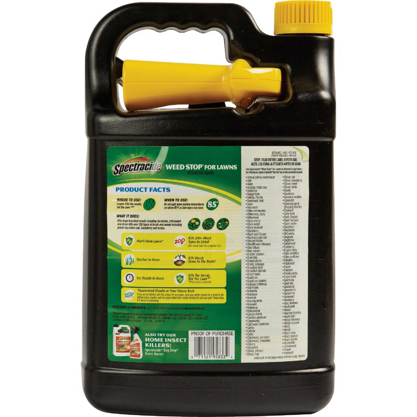 Spectracide Weed Stop For Lawns 1 Gal. Ready To Use Trigger Spray Weed Killer Image 3