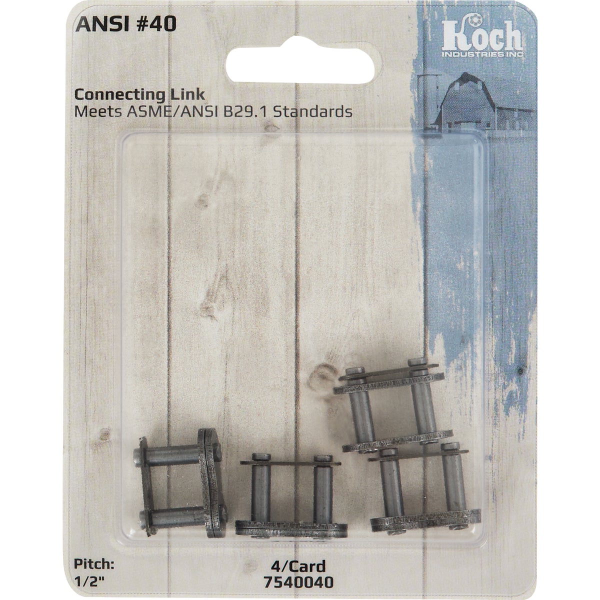 Koch #40 Steel Connecting Link (4-Pack) Image 2