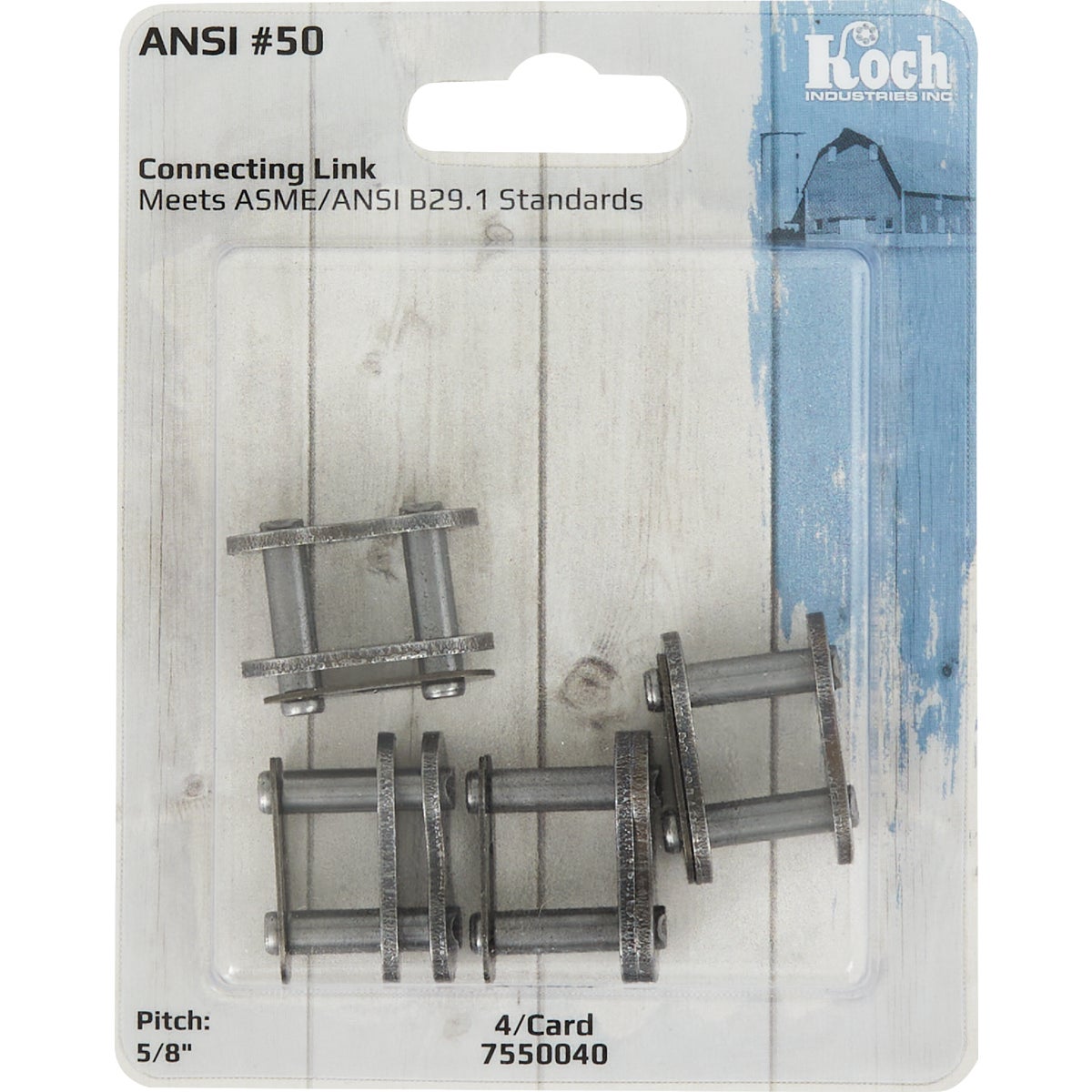 Koch #50 Steel Connecting Link (4-Pack) Image 2