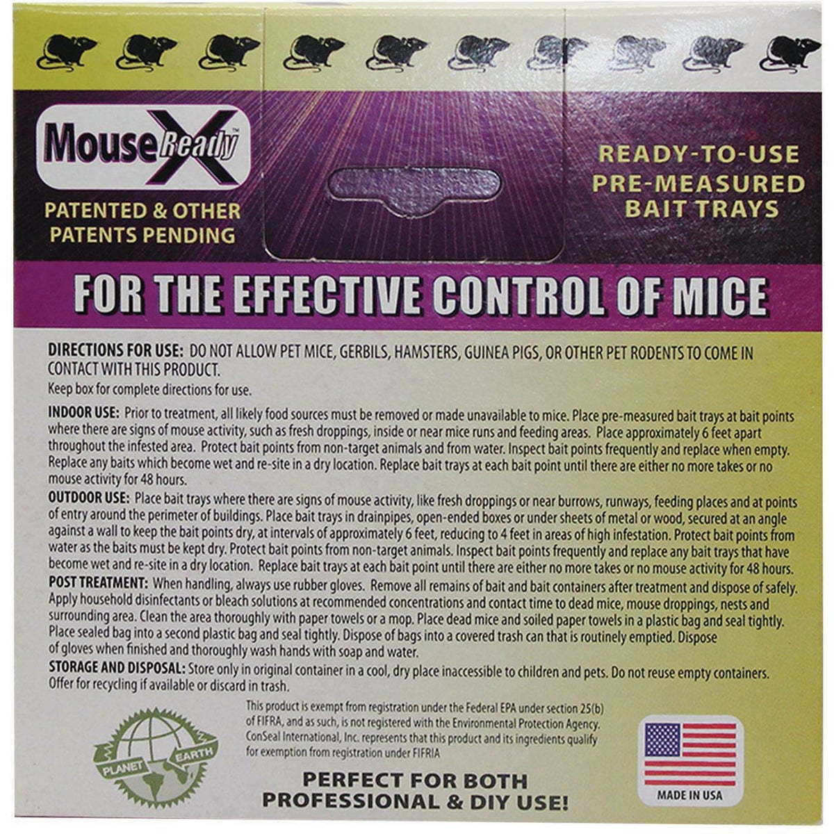 MouseX Non-Toxic Ready-to-Use Bait Trays for Mice and Rats (2-Pack) Image 4