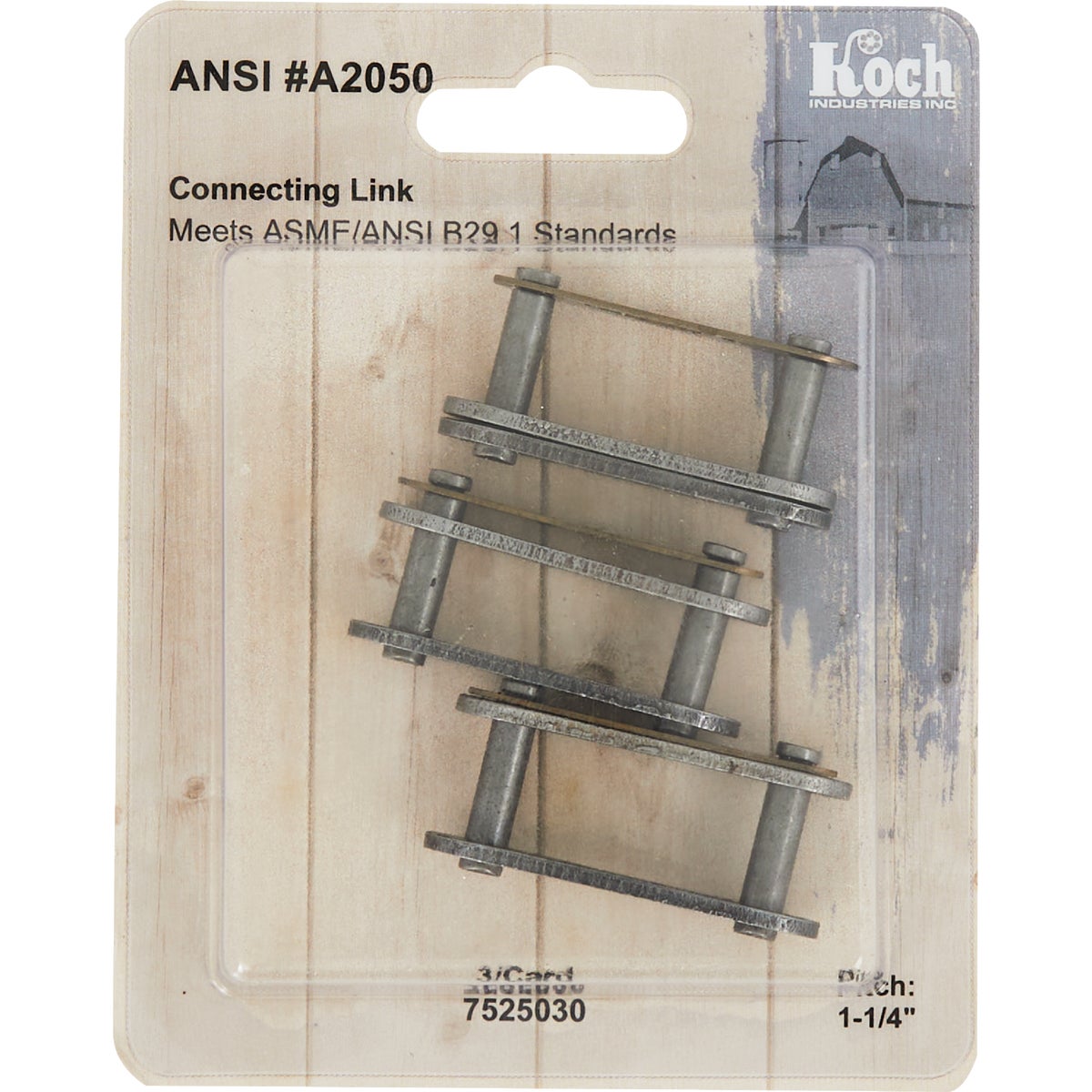 Koch #A2050 Steel Connecting Link (3-Pack) Image 2