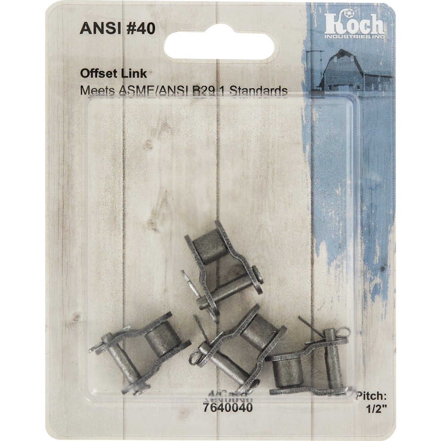 Koch #40 Offset Roller Chain Link (4-Pack) Image 2