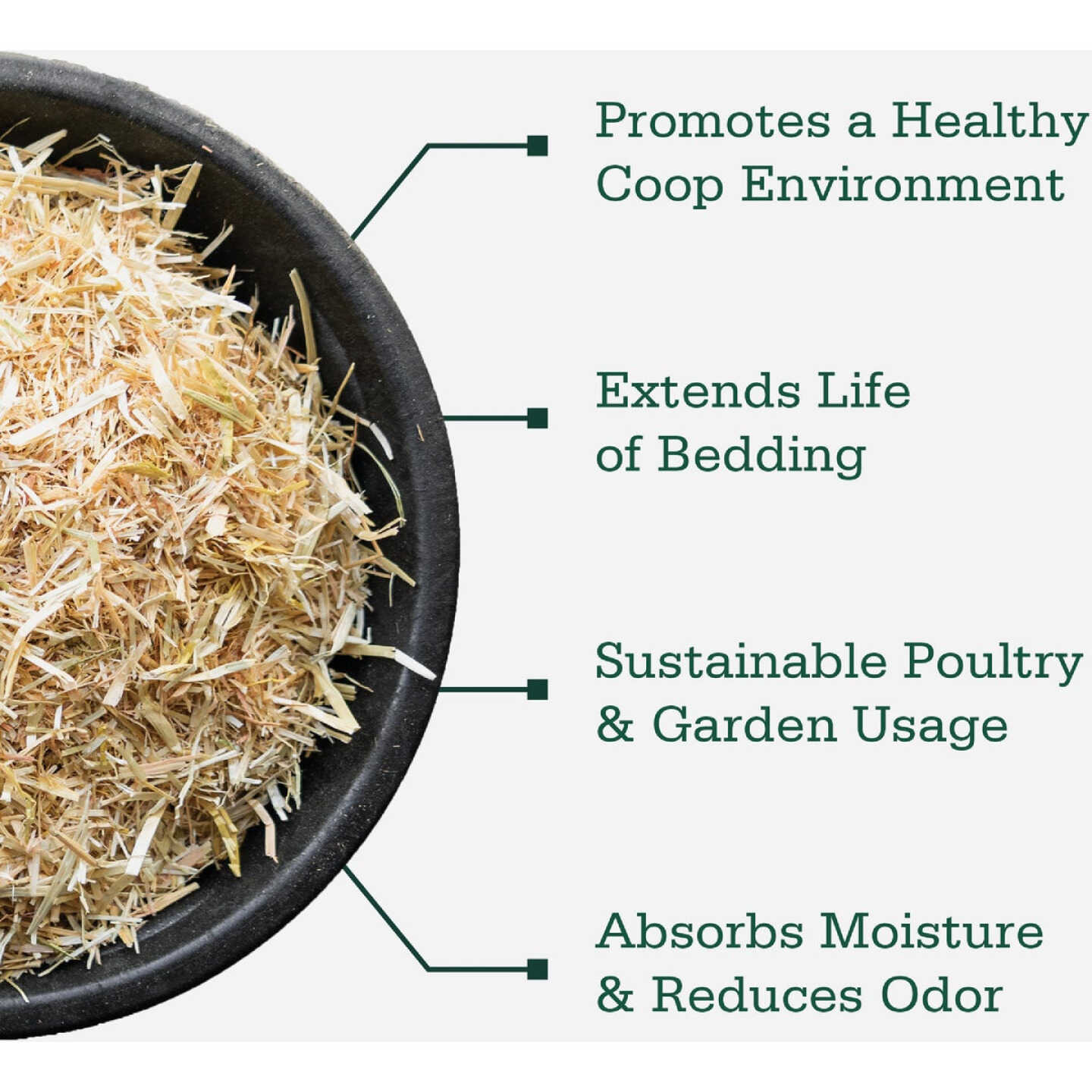 Standlee Premium Western Forage Flock Fresh 26 Lb. Premium Poultry Bedding Straw Image 2