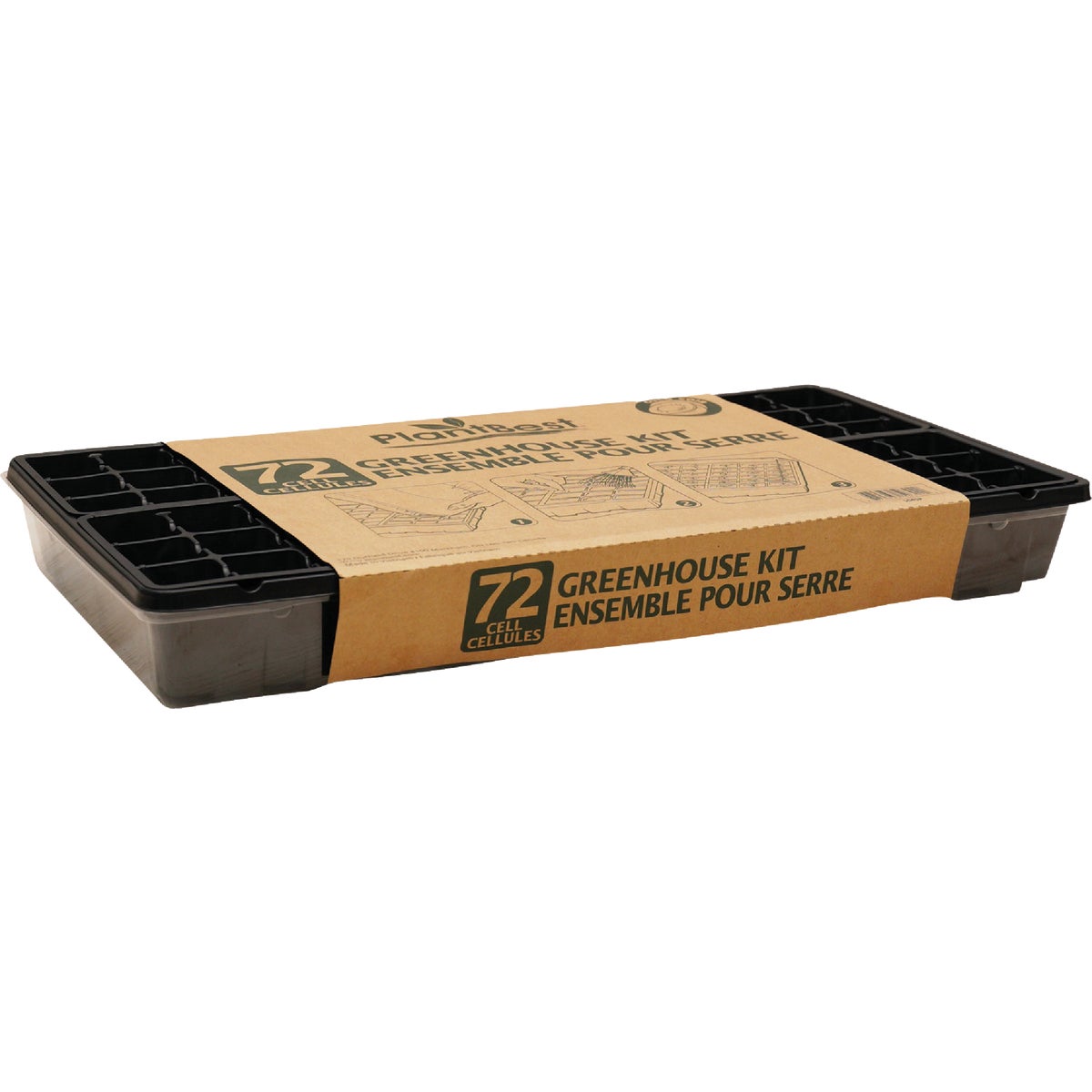 PlantBest 72-Cell Plastic Greenhouse Seed Starter Kit Image 4