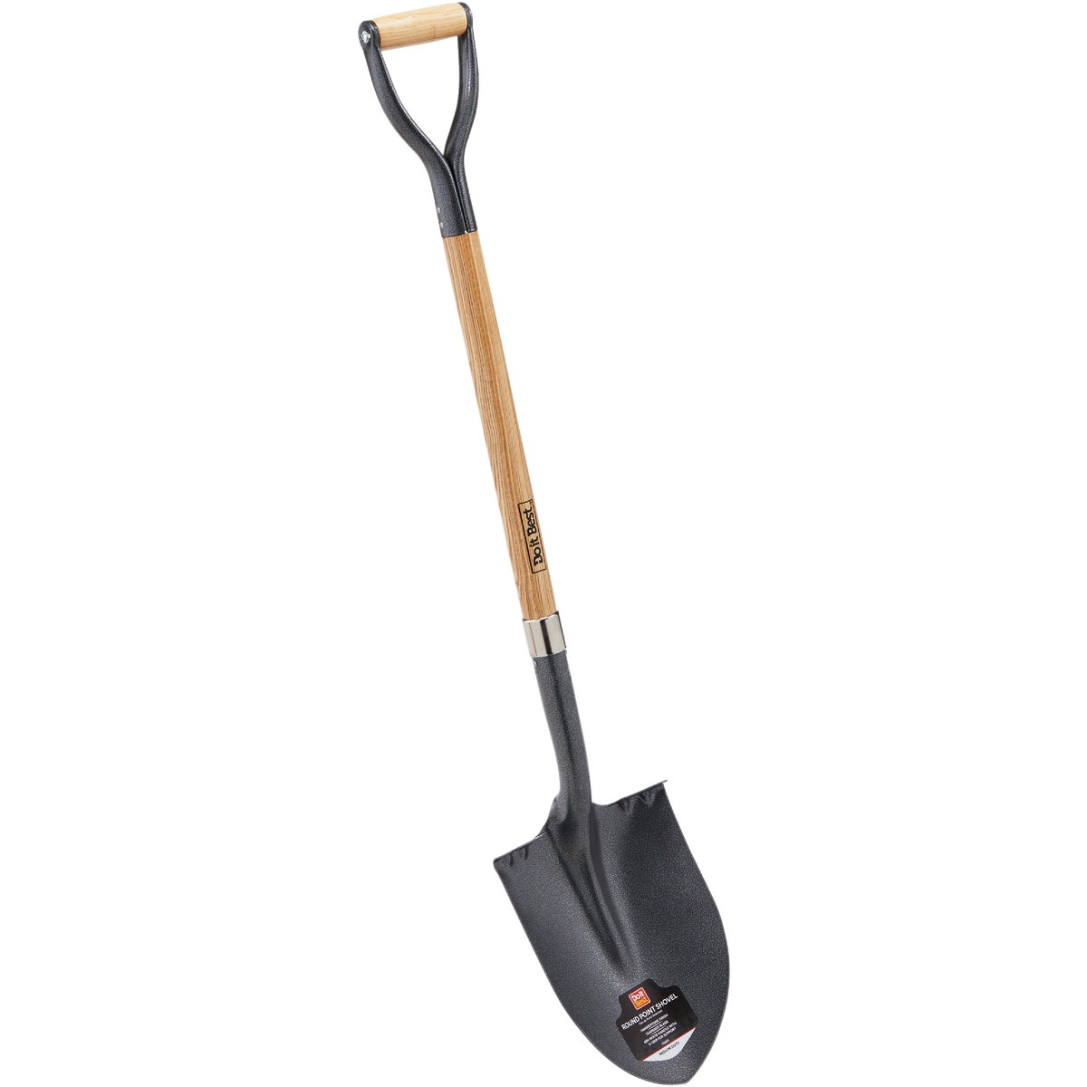 Do it Best 33 In. Wood D-Handle Round Point Shovel