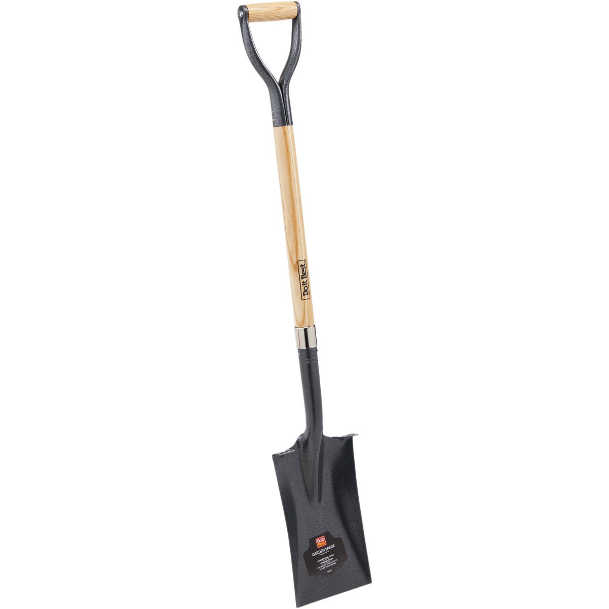 Do it Best 33 In. Wood D-Handle Square Point Garden Spade